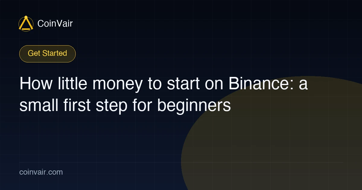 Binance minimum to start cover