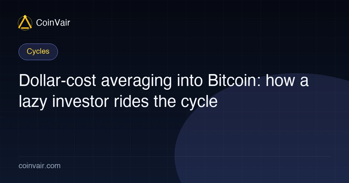 Beginner DCA Bitcoin cover