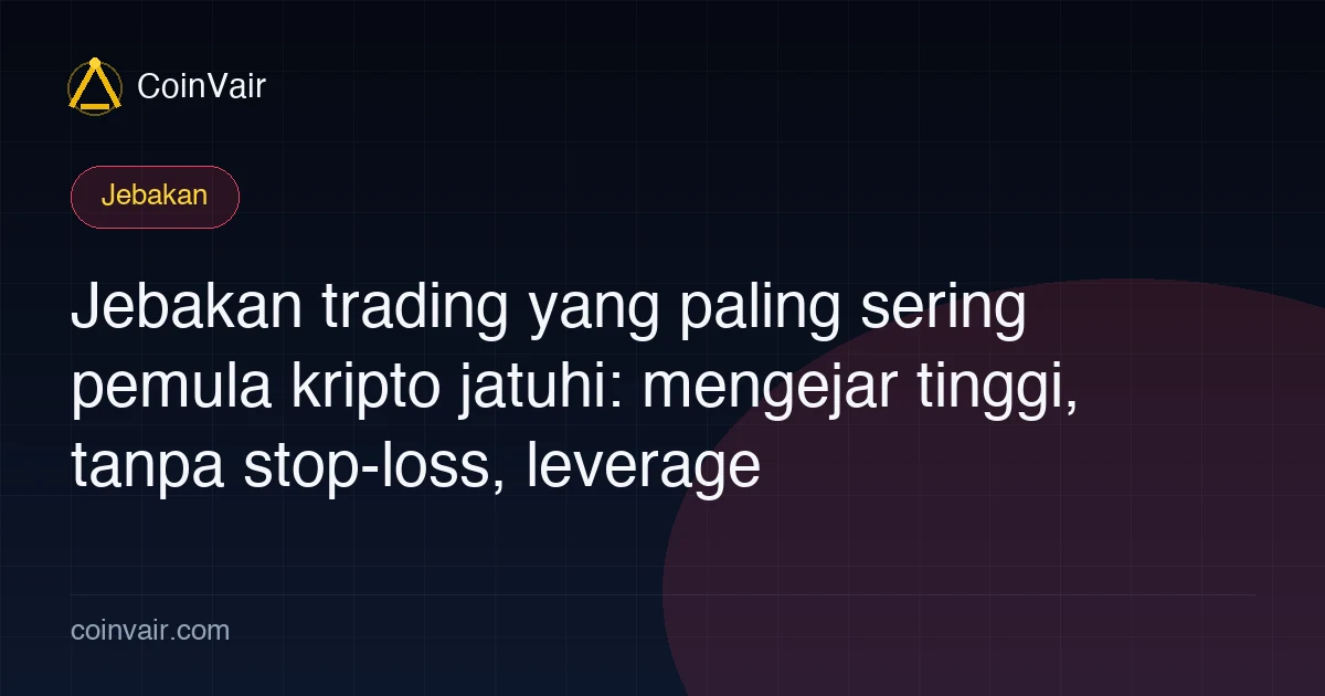 Sampul kesalahan trading umum pemula kripto