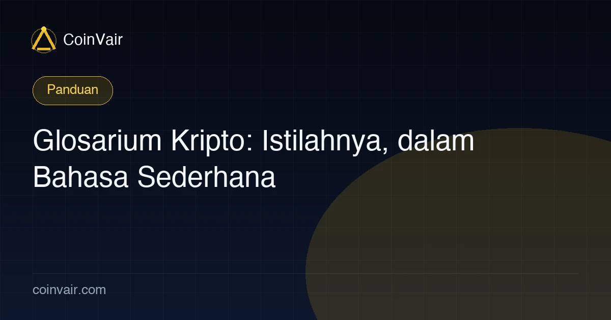 Sampul glosarium kripto