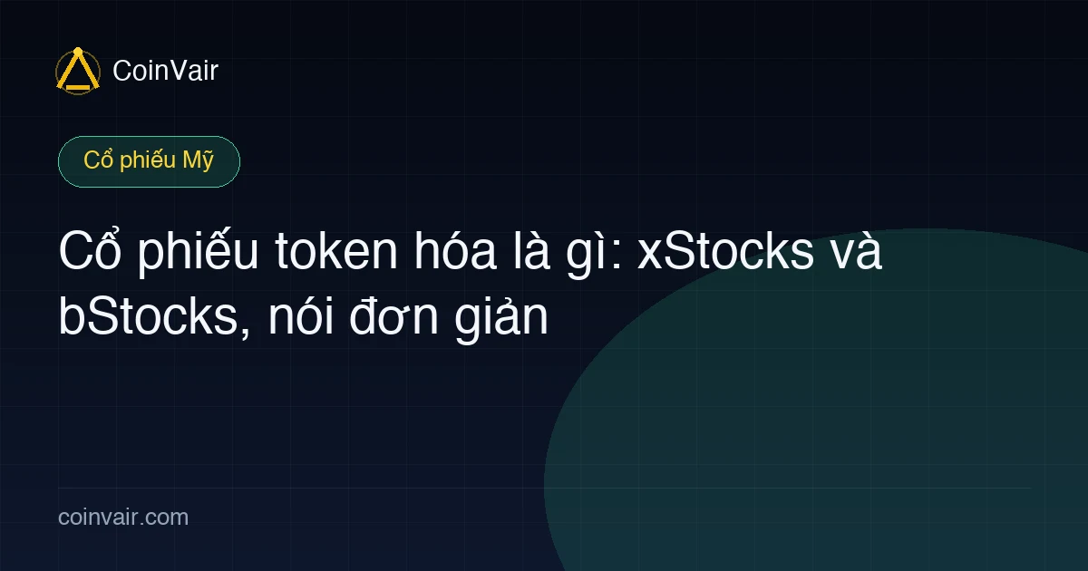Ảnh bìa cổ phiếu token hóa là gì